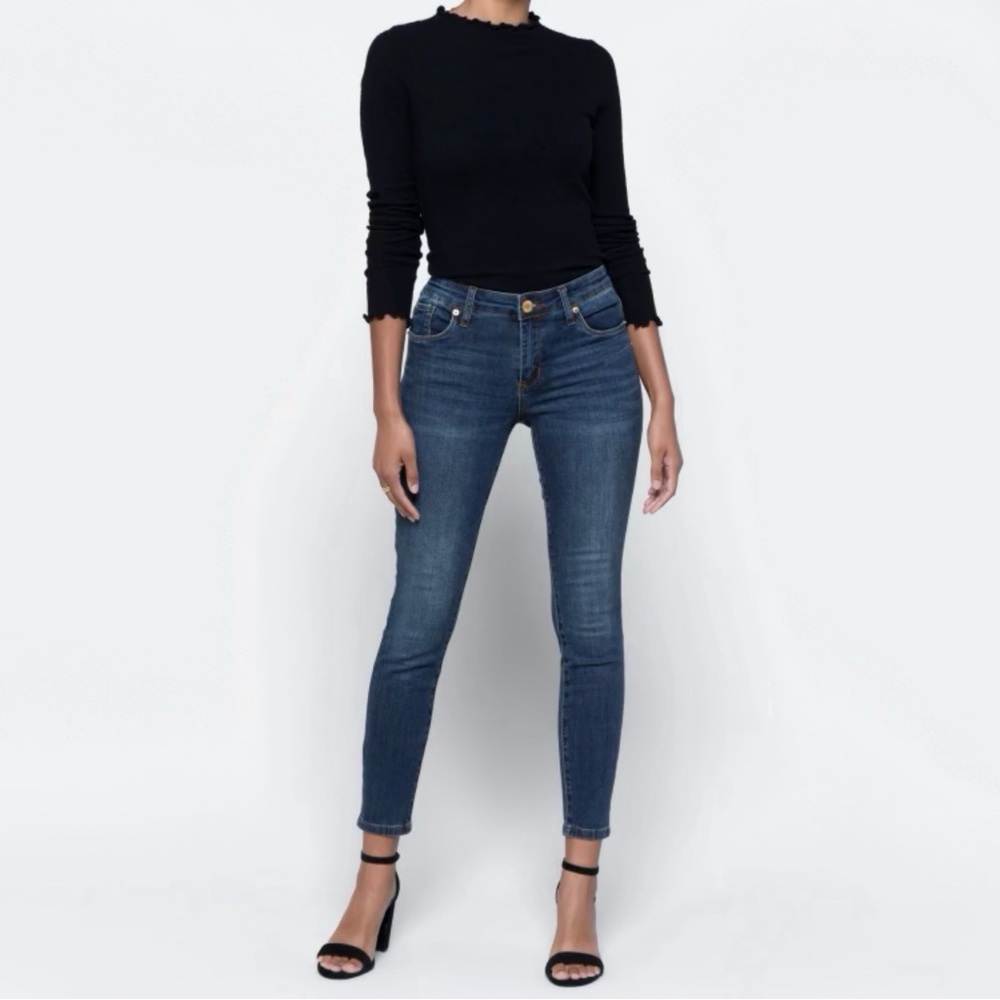 STS Blue Emma Mid Rise Finished Hem Ankle Skinny Jean 27